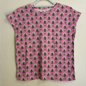 Boden Cute Pink Cotton Tee Size S